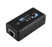 Asyduey Extensor PoE de 1 Puerto 10 / 100Mbps con Entrada/Salida EstáNdar IEEE 802.3Af para CáMara IP Distancia de TransmisióN 120 Metros