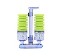 Asyduey Filtro para Acuarios,Acuario Ultra Silencioso,Filtro De Esponja,Bomba De Aire Fry,Acuario,Tanque De Peces, Caída De Agua,Espuma Doble,Filtros De Esponja Xy-2882