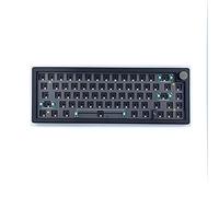 Asyduey GMK67 Kit de Teclado MecáNico con RetroiluminacióN RGB Intercambiable en Caliente Bluetooth 2.4G InaláMbrico 3 Modos Teclado DIY Personalizado Negro