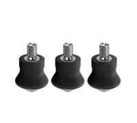 Asyduey Juego de 3 Piezas de Púas para Trípode Universales de Acero Inoxidable con Rosca de 1/4 Pulgada, Piezas de Repuesto para Patas de Trípode y Monópode