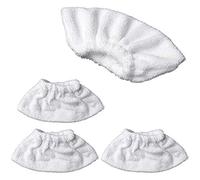 Asyduey Juego de 4 Fundas de Microfibra para Boquilla Manual EasyFix Steam Cleaner SC1, SC2, SC3, SC4, SC5