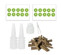 Asyduey Kit de 12 Cápsulas de Semillas para Jardín, Accesorios de Jardín Hidropónico para Sistemas de, Kits de Germinación de Plantas