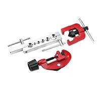 Asyduey Kit de Herramientas de Abocardado para Cortador de Tubos, Dispositivo de Escariador Cortador Expansor de Tubos para Herramientas de Abocardado de Tubos de Cobre