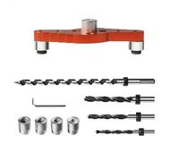 Asyduey Kit de Plantilla para Soporte de Estante Flotante (Broca de 1/2 Pulgadas X 11,8 Pulgadas) Guía de Perforación para Estante Oculto, Taladro de Agujero de Centrado