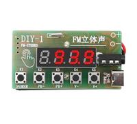Asyduey Kit de Radio con Auriculares y Sintonización Digital Estéreo de 2 Bandas Am/FM de Media de 87-108 MHz, Piezas de Enseñanza para Producción DIY, Botón