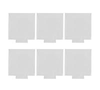 Asyduey LáMina de AcríLico Fundido Transparente para Letreros de Mesa con Base de Luz LED Proyectos de ExhibicióN de Bricolaje Luces LED Artesanales para Proyectos 6 Piezas