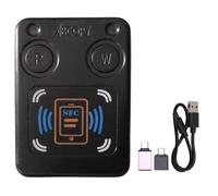 Asyduey Lector de Tarjetas con Chip Inteligente RFID NFC, Copiadora de Identificación IC, 13,56 MHz, 125 Khz, 250 Khz, 375 Khz, Clonador de Token RFID Sin Contacto, Duplicador