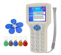 Asyduey Lector de Tarjetas Inteligentes RFID NFC + Duplicador de RFID 5XCUID/T5577 125K 13,56 M Programador de Replicador RFID de Escritor de Claves IC/ID