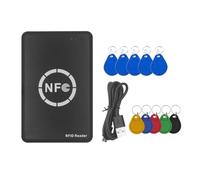 Asyduey Lector/Escritor de Chip Inteligente NFC RFID + 5XUID/CUID 125K 13,56 M Duplicador RFID Copia de Etiquetas Clonación ID IC Copiadora de Llaves