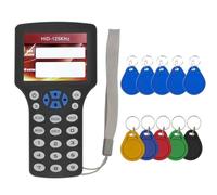 Asyduey Lector y Duplicador de Tarjetas Inteligentes RFID NFC de 10 Frecuencias + 5XCUID/UID 125K 13,56 MHz RFID Copiadora y Replicadora de Llaves