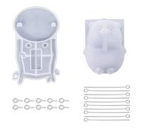 Asyduey Lindos Moldes de Silicona de Cerdo, Accesorios para Decoración de Mesa de Coche