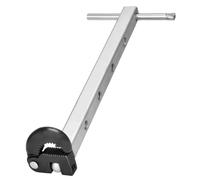 Asyduey Llave TelescóPica para Lavabo, Capacidad de MandíBula Ajustable de 3/8 Pulgadas una 1-1/4 Pulgadas, Llave para para DesagüE de BañEra, Herramienta de Llaves de Fontanero