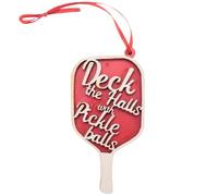 Asyduey los Pasillos con Adorno de Pickleballs para Navidad, Regalo para los Amantes del Pickleball, úNico