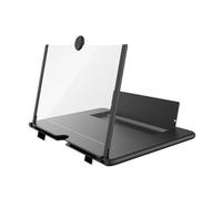 Asyduey Lupa de Pantalla de Teléfono Móvil 3D HD de 18 Pulgadas, Soporte para Vídeo y Película, Amplificador, Soporte para Teléfono de Escritorio, Soporte para Vídeo de Película 3D HD,B