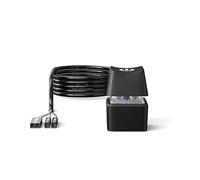 Asyduey Luz LED para Computadora, Interruptor de Escritorio, Placa Base de PC, BotóN de Encendido de Arranque Externo, Cable de ExtensióN para Oficina en Casa, 1,65 M, Negro