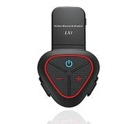 Asyduey LX1 de Verano para Motocicleta Auricular Especial Bluetooth Auricular PortáTil CancelacióN de Ruido Inteligente Auricular para Llevar Rojo