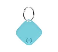 Asyduey Mini GPS Tracker Bluetooth Dispositivo Anti-Perdida Key Pet TeléFono MóVil Dispositivo Anti-Perdida Localizador Inteligente Azul