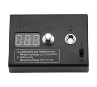 Asyduey Ohmómetro Digital LED Medición de Voltaje de Bobina 0.01-19.9Ω Probador de Resistencia de Alta Precisión para EGO 510 808D M7 M8