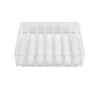 Asyduey Organizador de Maquillaje, Organizador Compacto de de Maquillaje, Caja de Almacenamiento de CosméTicos de 7 Secciones para Encimeras Cuarto de BañO Tocador