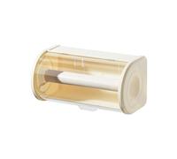 Asyduey Organizador de Toallas de Papel para Baño, Soporte de Pared para Rollo Grande con Cubierta Transparente una Prueba de Polvo, Dispensador de Pañuelos Moderno, Almacenamiento B