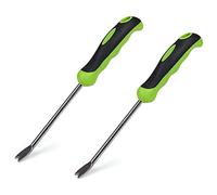 Asyduey Paquete de 2 Herramientas de Deshierbe Manual para JardíN con Manejar ErgonóMico Extractor de Malezas para CéSped y JardíN de Acero Inoxidable Herramienta para Aflojar el Suelo