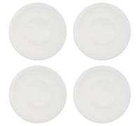 Asyduey Paquete de 4 Moldes Grandes de Silicona de DIY de Alfombra de Vasos Redonda, Diámetro 3.94 Pulgadas / 10Cm, Moldes para Fundición con Resina, Cemento