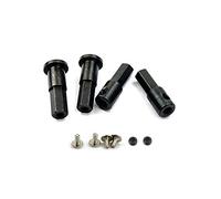 Asyduey para D12 1/10 RC Car Upgrade Parts Metal 5Mm Rueda Delantera Adaptador Hexagonal Combinador y Adaptador de Eje Trasero, A