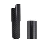 Asyduey Pegatina Engomada de ProteccióN de la Cadena de Fibra de Carbono Pegatina Protectora de la Horquilla Trasera de la Bicicleta Plegable