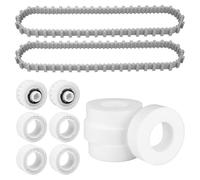 Asyduey Piezas de Limpiador de Piscinas, Anillo de Escalada 6101611-R4, Pista de Distribución 9985006-R2 y 3884997-R6, Kits Combinados de Engranajes de Polea de Ruedas Guía