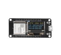 Asyduey Placa de Desarrollo ESP32 ESP-WROOM-32D WiFi Bluetooth CH340 con Pantalla OLED de 0,96 Pantalla Amarilla Azul Micro-USB