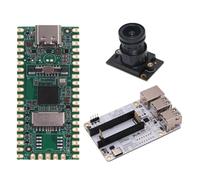 Asyduey Placa de Desarrollo RISC-V Milk-V Duo+2MP CAM GC2083+Placa de ExpansióN HUB USB Compatible con Linux para Entusiastas de IoT y Jugadores DIY