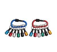 Asyduey Portabrocas, 2 Juegos de 6 Piezas 1/4 Portabrocas, Portabrocas de FáCil LiberacióN y Cambio RáPido, Portapuntas de Destornillador