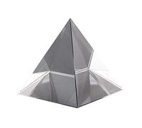 Asyduey Prisma PiráMide de Vidrio óPtico de 40 Mm de Alto Poliedro Rectangular Adecuado para Experimentos de EnseñAnza