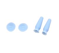 Asyduey Protectora de Silicona para Globo Ocular, Almohadilla para Párpados, Alambre Integrado, Protector de Párpados Doble, Prótesis Ocular con Ventosa B