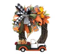 Asyduey Puerta Principal de AccióN de Gracias, OtoñO Invierno, Coronas de Invierno DecoracióN de OtoñO SeñAl de Colorida