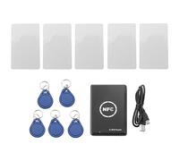 Asyduey RFID Copiadora Duplicadora NFC Lector de Tarjetas Inteligentes Escritor 13,56 MHz Programador Encriptado USB UID EM4305 Copia de Etiqueta de Tarjeta