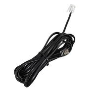 Asyduey RJ11 6P4C Cuerda Cable de telefono Modem ADSL 3 Metros