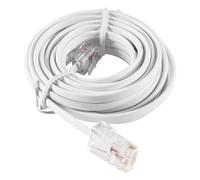 Asyduey RJ11 6P4C una RJ45 8P4C TeléFono Modular Cable de ExtensióN de Internet de 3 Metros