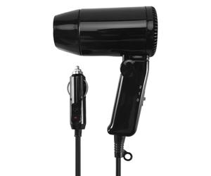 Asyduey Secador de Pelo Secador de de Coche Dc12V 216W Soplador Plegable Portátil Viento Caliente para Viajes Almacenamiento Fácil Manija De-Frosting Ventana Del Vehículo