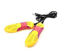 Asyduey Secador de Zapatos con Forma de Coche de Carreras, Protector de Pies, Desodorante para Botas, Dispositivo Deshumidificador con Calentador de Luz Voilet, 18 W (A), Enchufe de la UE