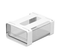 Asyduey Soporte para Platos de Papel, Organizador de Cajones Debajo del Gabinete, Organizador de Almacenamiento de Plástico para Gabinete de Cocina, Accesorios de Gabinete-B