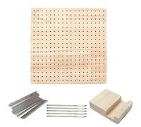 Asyduey Tabla de Bloqueo de Tejido, Placa de Bloqueo para Granny Square, Placas de Bloqueo de Ganchillo para Tejer con Varillas, Alfileres y Agujas