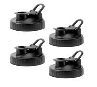 Asyduey Tapas con Vertedor para Frascos Tipo Bola de Boca, Frasco Hermético para Conservas, Tapa Abatible, Tapa Superior para Verter Aderezo, Paquete de 4