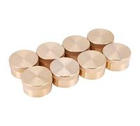 Asyduey Tapas de Botella de Propano de LatóN Macizo 8 Piezas Aptas para Todos los Cilindros de Tanque de Recarga de Gas de 1LB Tapa Protectora Sellada para Estufa de Exterior