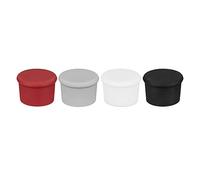 Asyduey TapóN de Botella Universal: 4 Tapas de Botella de Silicona para TapóN de Vino y TapóN de Cerveza - Tapones de Silicona para Botella de Vino