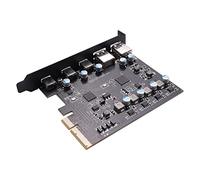 Asyduey Tarjeta Adaptadora Pcie a USB 3.2 Gen 2 Tarjeta de Expansión Pci Express Tarjetas Complementarias Pci-E Elevador para Pc 10/8/7 y