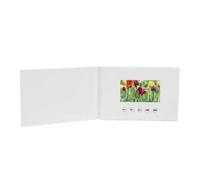 Asyduey Tarjeta de Libro de Vídeo de 4,3 Pulgadas, Pantalla LCD de 4GB, Regalo de Invitación, Música, Tarjeta de Felicitación, Carga de Vídeos, Digital de Invitación de Boda