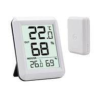 Asyduey TermóMetro InaláMbrico HigróMetro BabyRoom Digital LCD Temperatura Humedad Monitor Interior Exterior EstacióN MeteorolóGica Sensor