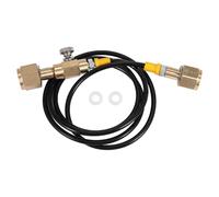 Asyduey Transferencia del Adaptador de Carga de la EstacióN de Recarga del Tanque O2 con Manguera de 1.5M 5 Pies W21.8-14 a W21.8-14 (DIN 477)