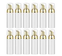 Asyduey VacíAs de 50 Ml de JabóN de Viaje Dispensadoras de Espuma de PláStico Dispensadores de Bomba de JabóN de Espuma Limpieza, 12 Piezas de Viaje